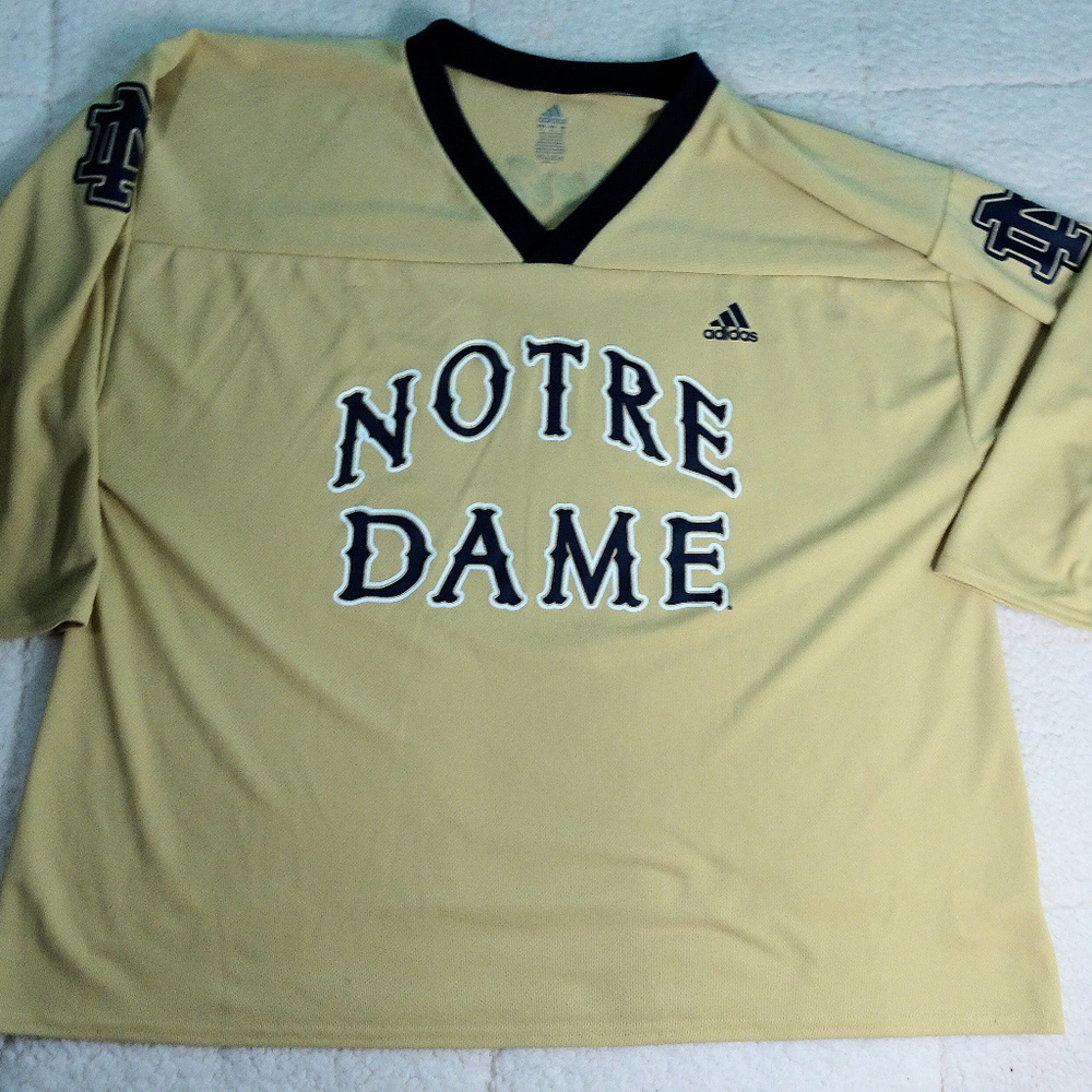 NCAA Notre Dame Coca-Cola Adidas Jersey X-Large